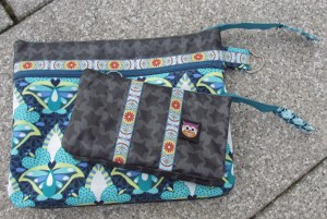 Geldbeutel und Fünf-Fach-Organizer