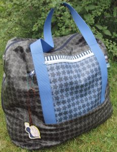 Reisetasche - blaue Außenseite